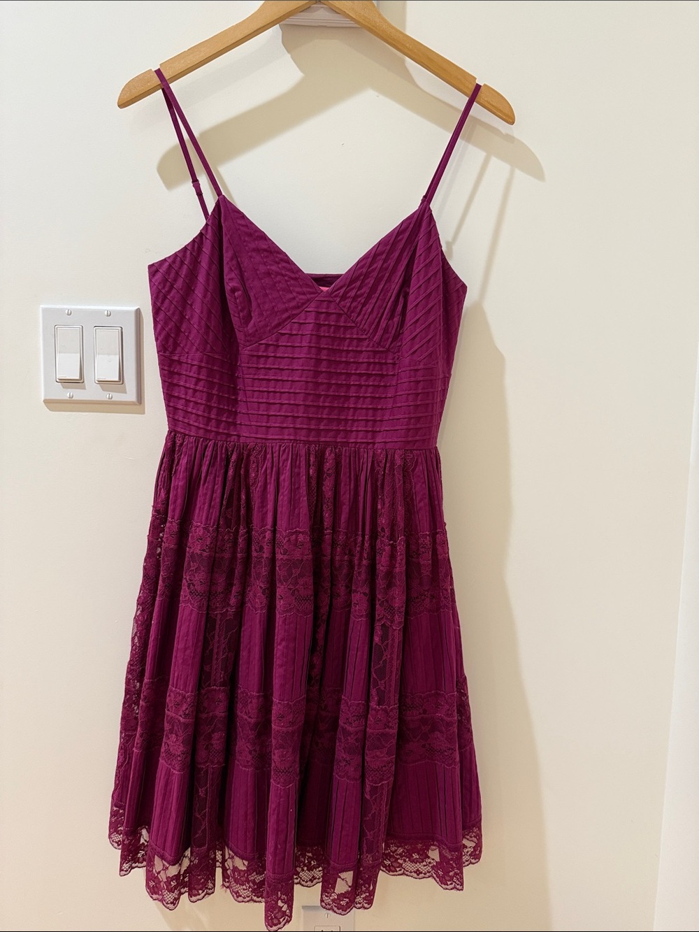 Betsey Johnson Plum Dress Size 4